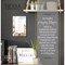 5oth Anniversary Wood Plaque with Easel and Hook Wall Tabletop Art - 6 inches x 9 inches